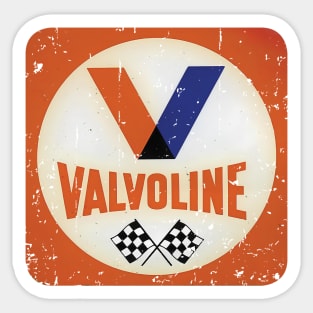 Valvoline racer vintage Hot Rod, Rat Rod Gasser, Racecar Sticker